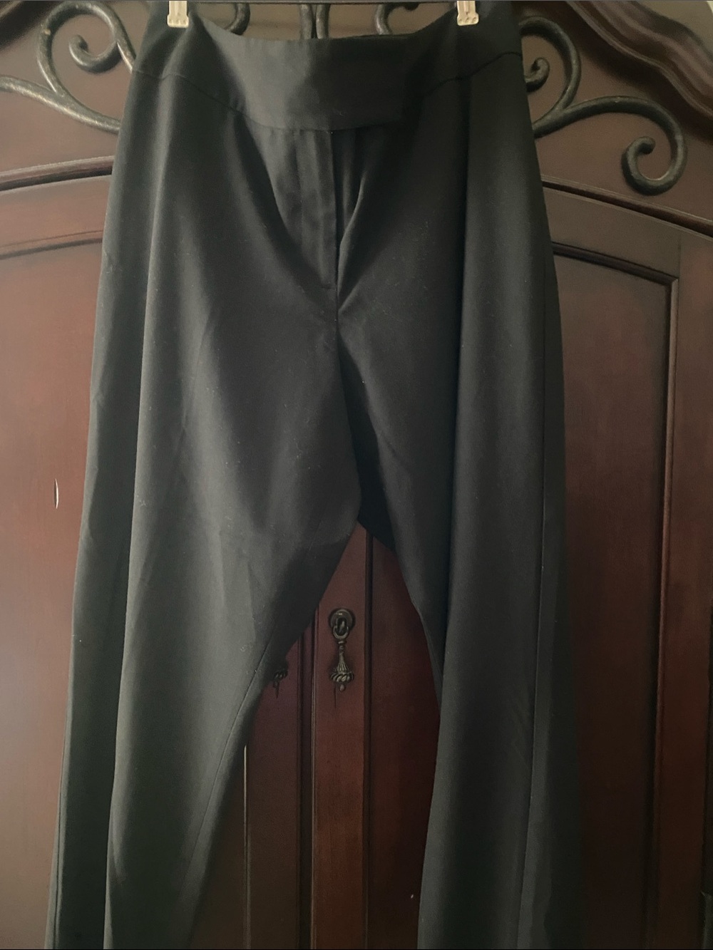 Talbots Black Wide-Leg Dress Pants